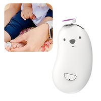Pila Electrica, Flippy, pentru Bebelusi si Adulti, din ABS, Incarcare USB, 6 Accesorii, cu Lumina Led, 8.8 x 4.9 cm, Alb