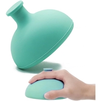 Dispozitiv Terapeutic Sputa, Flippy, Cupa pentru Terapie Toracica, Dispozitiv de Eructare, pentru Sugari si Copii, 7.5 x 6 cm, din Silicon, Verde