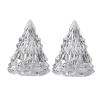 Lampa de Veghe, Flippy, Model IceBerg, cu Baterii, Lumina Rece, Transparent, 6.5x8 cm