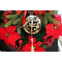 Ornament brad, Flippy, Rotund, Auriu, Lucios, 15*26CM, Acril, Interior/ Exterior