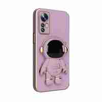 Husa de Protectie 2 in 1, Flippy, Husa de Protectie pentru Honor 70, Model Astronaut, Husa cu Suport, din TPU, Mov