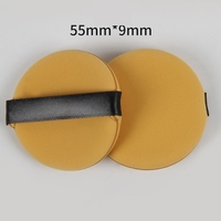 Set 7 Bureti de Machiaj  Flippy, Reutilizabili, Utilizare Umeda sau Uscata, Powder Puff, 5.5 x 5.5 x 0.9 cm, Multicolor