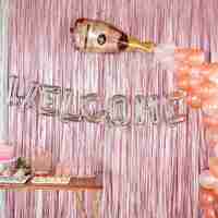 Balon Folie Metalizata Litera W, Flippy, 80 cm, Umflati cu Heliu sau Aer, Ambalaj Individual, Pai inclus, Argintiu