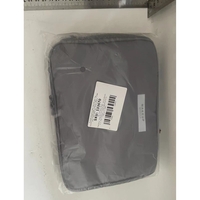 Geanta de Calatorie, Flippy, pentru Cosmetice si Articole de Toaleta, Material Impermeabil, 2 in 1, Portfard Interior Detasabil, 23 x 16 x 8 cm, Gri