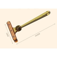 Perie de Indepartare a Scamelor, Flippy, pentru Haine si Par de Animale, cu Doua Fete, Manual, Multifunctional, 12x14.5 cm, Accesoriu pentru Casa, Portocaliu