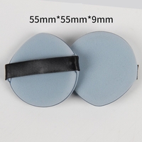 Set 7 Bureti de Machiaj  Flippy, Reutilizabili, Utilizare Umeda sau Uscata, Powder Puff, 5.5 x 5.5 x 0.9 cm, Multicolor