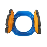 Olita Portabila 2 in 1, Flippy, Olita + Capac de Toaleta, din Plastic, Diametru 21 cm, Albastru