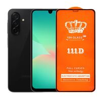 Folie Securizata pentru Samsung A26, Flippy, Sticla de Protectie Compatibila cu Samsung A26, Full Cover 111D, 10H GLASS, Margini Negre, Transparenta