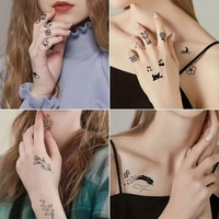 Set 30 Tatuaje Temporare, Flippy, pe Baza de Apa, Model 1, Negru