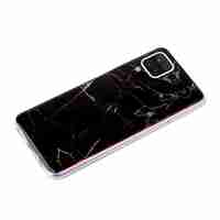 Husa protectie pentru Apple iPhone 11 Pro Soft IMD TPU Marble Negru cu Suport inclus