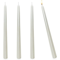 Lumanare Decorativa, Flippy, pentru Masa, 25 cm, din Parafina, fara Fum, Ardere 7.5h, Alb