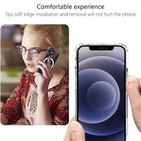 Husa protectie Flippy compatibila cu Apple iPhone 12 Pro Max Mag Safe Silicone Transparent