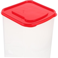 Cutie Depozitare Paine, Flippy, din Plastic, 34 x 13 cm, Pastreaza Prospetimea, Capac Rosu