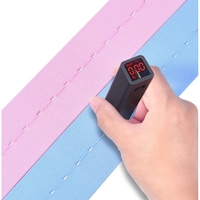 Set 2 Centuri de Monitorizare a Ritmului Cardiac Fetal, Flippy, Material Moale si Elastic, 6 x 130 cm, Albastru/Roz