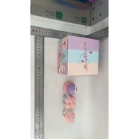 Lumanari Parfumate de Craciun, Flippy, Gift Box Set cu 3 Lumanari Aromaterapie, 11 x 11 x 7.5 cm, Roz