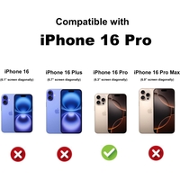 Husa de Protectie, Compatibila cu Apple iPhone 16 Pro, TPU, Antisoc, Rezistenta la Impact, Protectie Camera, Transparenta