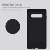 Husa protectie compatibila cu Samsung S10 Liquid Silicone Case Negru