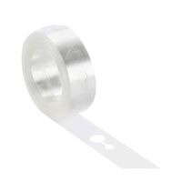 Banda Transparenta pentru Prinderea Baloanelor, Flippy, din PVC, 5 m, Gauri Duble, Transparent