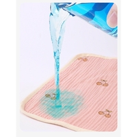 Prosop Absorbant, Flippy, din Bumbac, 25 x 25 cm, Model Cirese, cu Agatatoare, Roz
