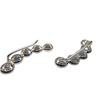 Cercei Argint 925 Model pe Lob Mediu