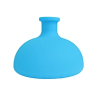 Dispozitiv Terapeutic Sputa, Flippy, Cupa pentru Terapie Toracica, Dispozitiv de Eructare, pentru Sugari si Copii, 7.5 x 6 cm, din Silicon, Albastru