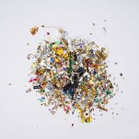 Tun Confetti, Flippy, Model Mix din Folie, 40 cm, Ambalaj din Carton, Eliberare prin Rasucire, Multicolor