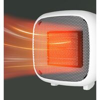 Mini radiator electric portabil Flippy, 800 W, 2 trepte, 150x120x175 mm, alb