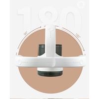 Aparat Pentru Curatat Scame, Par Si Praf, Flippy, cu LED, Pentru Diferite Tipuri De Material, Cu Lame Din Otel Inoxidabil, Compartiment de Depozitare, Maner Reglabil, 11x10.5x8.7 cm, Alb