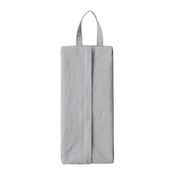 Geanta de Depozitare, Flippy, Pentru Haine Mici, Lenjerie, Sosete, Cosmetice, Impermeabila, cu Maner, 10x20x3 cm, Gri