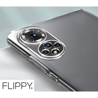 Husa Protect Plus pentru Huawei NOVA 9 SE, Flippy, Silicon Subtire, Transparenta