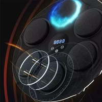 Jucarie de Boxat cu Muzica si Lumini, Flippy, Bluetooth, Incarcare USB, Aplicare cu Ventuze, 6 Tinte, 46x46x8 cm, 2000 g, Multicolor