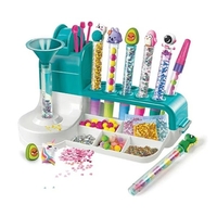Set de Creatie, Flippy, Stiloul Magic, +6 Ani, peste 50 de Accesorii, Laborator de Creatie Pixuri, 34 x 31 x 8 cm, Multicolor