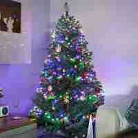 Instalatie Craciun, 70 m, 700 Led-uri ,Liniara, Multicolor, 8 jocuri de lumini, Transformator cu telecomanda, Interconectabila, Prelungitor 5 m inclus, Fir Verde, Flippy