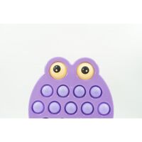 Jucarie senzoriala antistres, Simple Dimple, Broasca, Mov