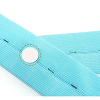 Set 2 Centuri de Monitorizare a Ritmului Cardiac Fetal, Flippy, Material Moale si Elastic, 6 x 130 cm, Albastru