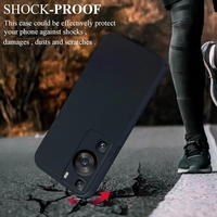 Husa de Protectie, Flippy, pentru Huawei P60 Pro, Liquid Silicone, cu Microfibra pe Interior, Protectie Antisoc, Compatibil Incarcare Wireless, Negru