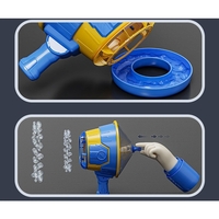 Suflator de Baloane, Flippy, din Plastic, Functie de Suflare si de Facut Baloane, 4-6 Ani, 30.4 x 14.2 x 22.2 cm, Albastru