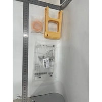 Clema pentru Boluri, Flippy, Anti-Alunecare, din ABS si Silicon, Extindere, pentru Oale, Tigai, de Uz Casnic, Rezistent la Temperaturi Inalte, 18.3 x 10.6 cm Galben