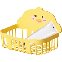 Cutie de Depozitare, Flippy, din Plastic, Montare pe Perete, Model Ratusca, 13x19x12 cm, Galben