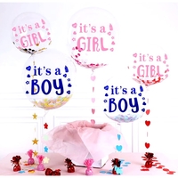 Sticker Autocolant, Flippy, Tematica Gender Reveal, Model Scris It's a Girl, 19.5x27.5 cm, Roz