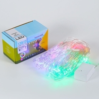 Instalatie de Craciun, Flippy®, Tip Plasa, 1.5 x 1.5 m, 120 LED-uri, Interconectabila, Multicolor