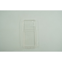 Husa protectie cu suport card compatibila cu Samsung A32 4G Transparent