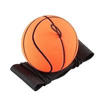 Minge Saltareata Hiperelastica, Flippy, Model Minge de Basket cu Fixare de Mana, Space Moon Ball foarte Elastica, Antistress pentru Copii, Diametru 66 mm, Portocaliu