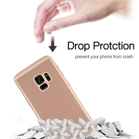 Husa Samsung Galaxy A8 2018 Ultra Slim cu aerisire Auriu