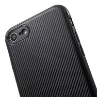 Husa Apple iPhone 7 Plus IPAKY Carbon Fiber Negru