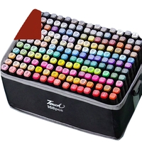 Markere cu Alcool Touch Room, Flippy, Paleta mare Set de 168+ de Culori, Capat Lat si Capat Precis, Geanta Inclusa, Multicolor