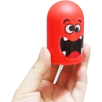 Joc Interactiv, Flippy, Tic Tac Toe Gobble, din Plastic, +3 Ani, 18 Piese, 21.5 x 4 x 10 cm, Albastru/Rosu