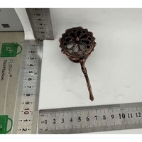 Suport de Tamaiat, Flippy, din Aliaj de Zinc, Model Lotus, Ignifug, 9.7 x 4.8 x 4.7 cm, Cupru