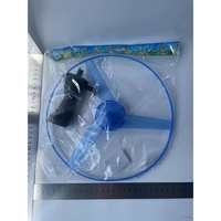 Jucarie Disc Zburator, Distractiv pentru Copii, Flippy, Aruncator Manual din Plastic, cu Lumini, Albastru