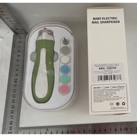 Pila Electrica, Flippy, pentru Copii si Bebelusi, din ABS, 6 Accesorii, cu Lumina LED, 9.5 x 6 x 17 cm, Verde